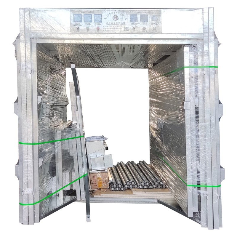 Chambre de durcissement industrielle semi-assemblée d'expédition en paquet plat avec rail en C
